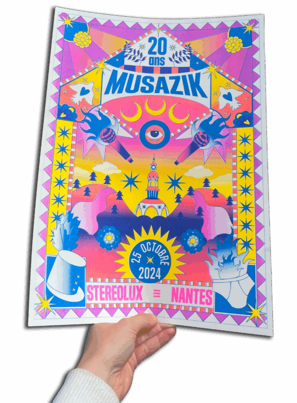 Affiche A3 - 20 ans MusAzik